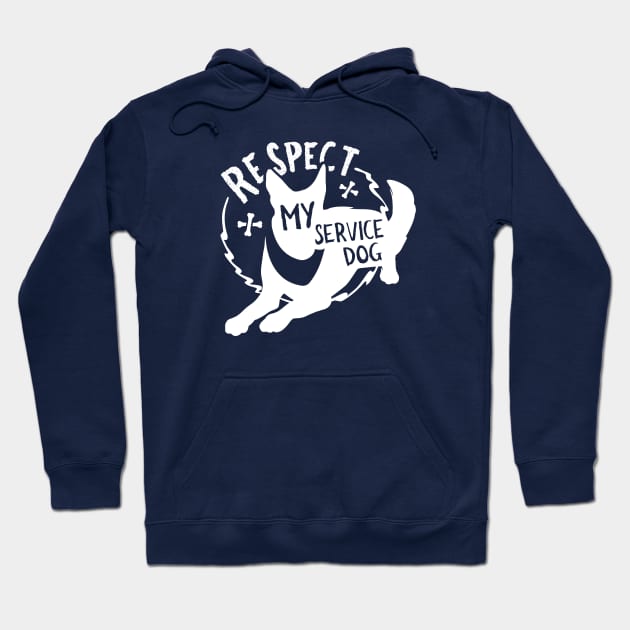 Respect My Service Dog Hoodie by VCE_Treats